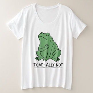 Camiseta Sapo engraçado, não rã