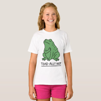 Camiseta Sapo engraçado, não rã