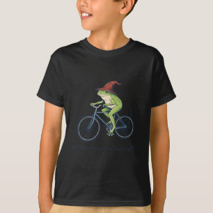 Camiseta Sapo engraçado prestes a causar uma confusão