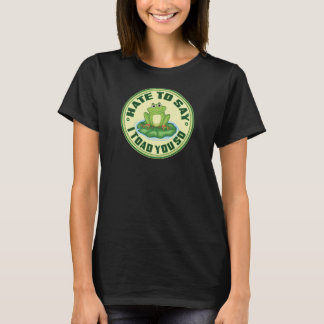 Camiseta Sapo Engraçado “Sapo Você Tanto” Trocadilho
