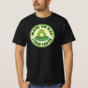 Camiseta Sapo Engraçado “Sapo Você Tanto” Trocadilho