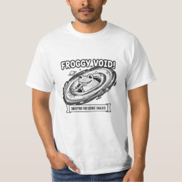 Camiseta Sapo Espacial Engraçado Cartoon Sapo