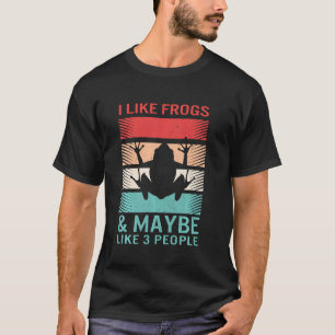 Camiseta Sapo Espírito Animal Eu Gosto De Sapos E Talvez Co