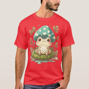 Camiseta sapo estético do Cogumelo