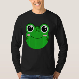 Camiseta Sapo Face Verdadeiro Sapo Anfíbio Verde Rã Tadpol