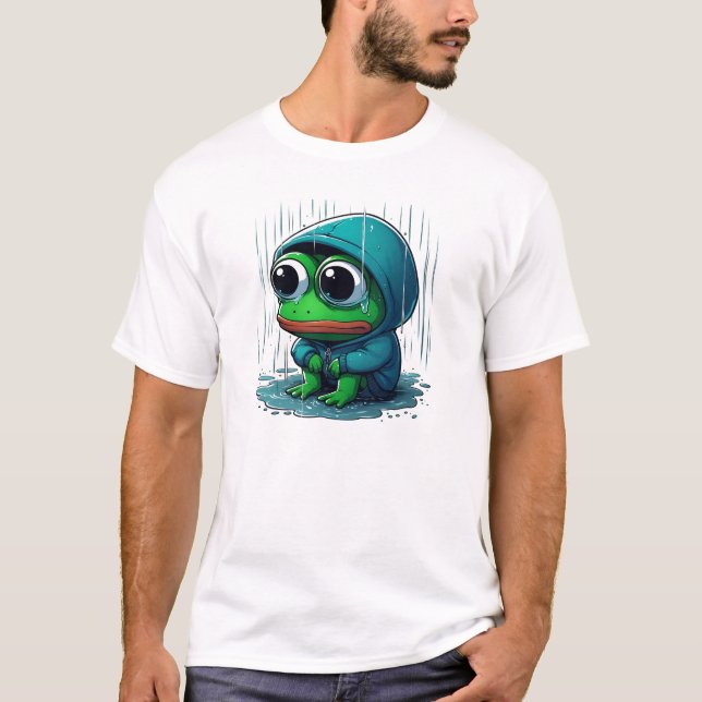 Camiseta Sapo Feelz - Arte estética triste (Frente)