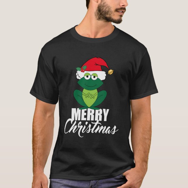 Camiseta Sapo Feliz de Natal (Frente)
