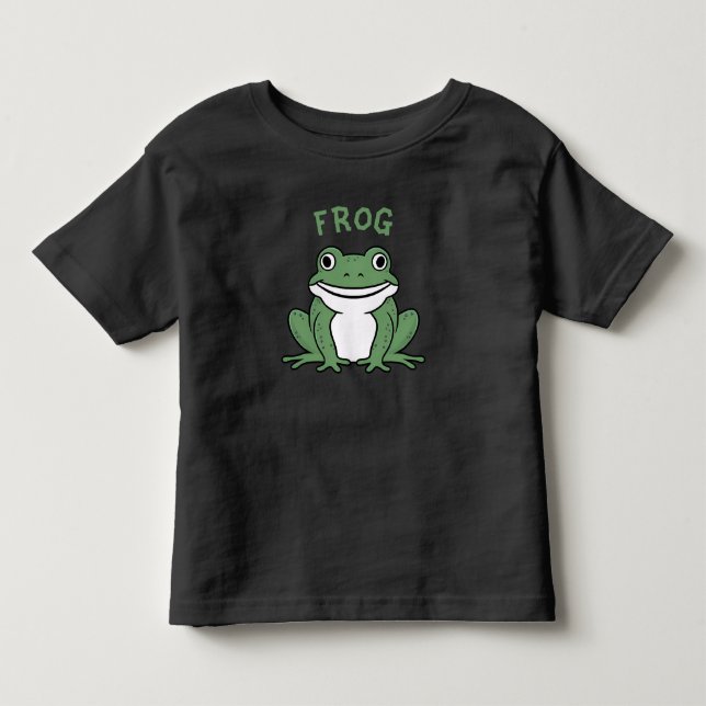 Camiseta Sapo feliz engraçado (Frente)