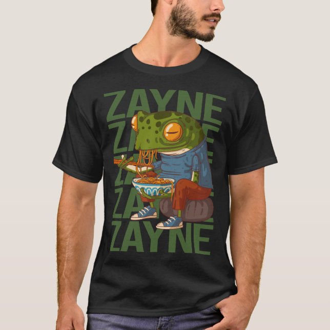 Camiseta Sapo Feliz - Nome Zayne (Frente)
