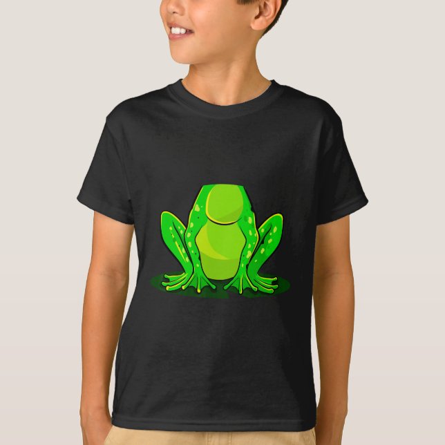 Camiseta Sapo Figurino Halloween Green Toad Kids Men B (Frente)