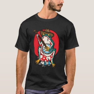 Camiseta Sapo Flash Tradicional de Tatuagem na Escola Ameri