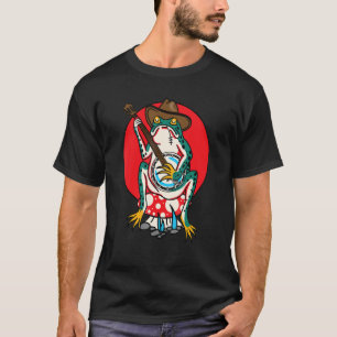 Camiseta Sapo Flash Tradicional de Tatuagem na Escola Ameri