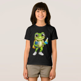 Camiseta Sapo Fofo de Volta à Escola | Pronto para Aprender