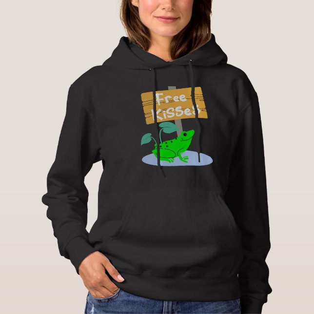Camiseta Sapo Fofo Oferecendo Beijos Grátis (Frente)
