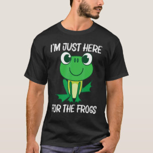 Camiseta Sapo Fofo Para Homens Mulheres Floresta Zoológico 