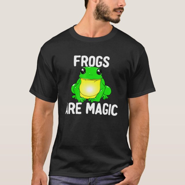 Camiseta Sapo Fofo Sapos São Animais Mágicos Anfíbios Crian (Frente)