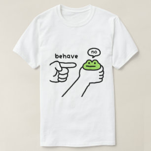 Camiseta Sapo Fofo Se Comporta Não Meme