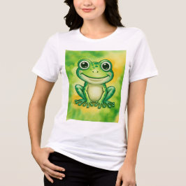 Camiseta Sapo fofo verde