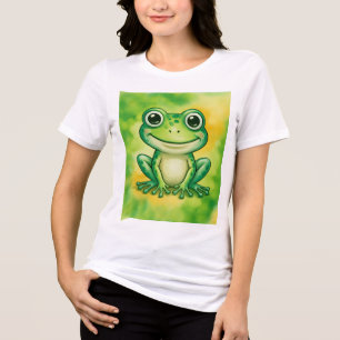 Camiseta Sapo fofo verde