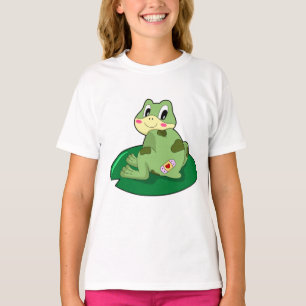 Camiseta Sapo Folha de Coração