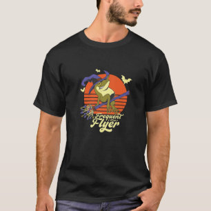 Camiseta Sapo Frequente De Bruxas Engraçadas Folhas Andando