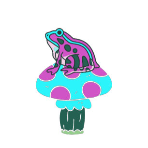 Camiseta Sapo Funky e Toad Stool