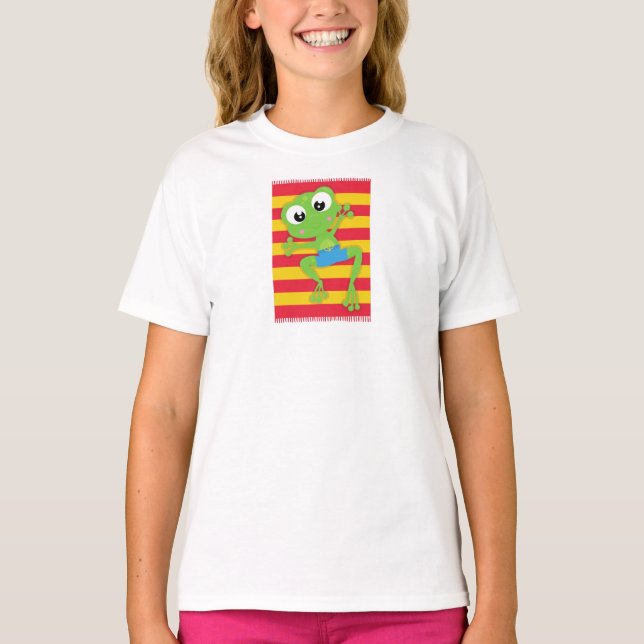Camiseta Sapo giro, Sapo pequeno, Sapo verde, Torre de prai (Frente)