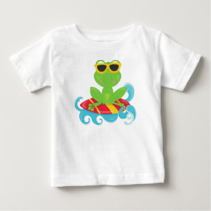Camiseta Sapo giro, Sapo verde, Sapo pequeno, Conselho surf