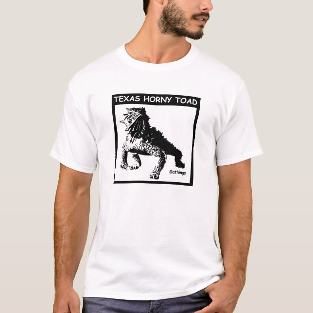 CAMISETA SAPO HORNY DE TEXAS (Frente)