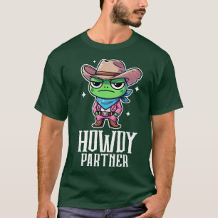 Camiseta Sapo Howdy Partner Cowboy