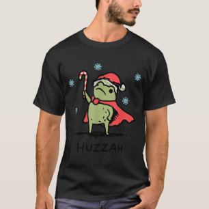 Camiseta Sapo Huzzah Cavaleiro Sapo Espada Divertida Citaçã