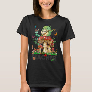 Camiseta Sapo Jogando Banjo Mushroom Butterfly Professora D