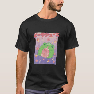Camiseta Sapo Kawaii - Suco de Pêssego