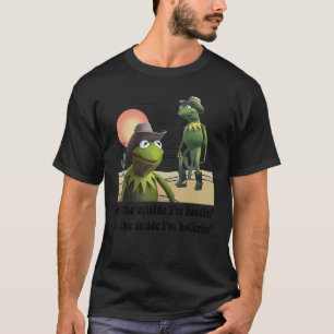 Camiseta Sapo lá fora Eu sou Hootin Dentro