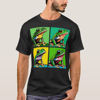 Camiseta Sapo Legal de Arte Sapo Árvore Verde
