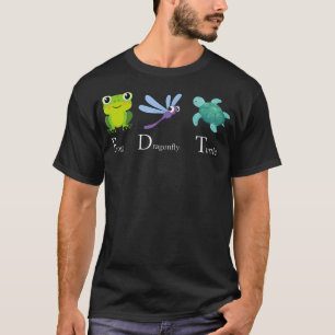 Camiseta Sapo Libélula Tartaruga