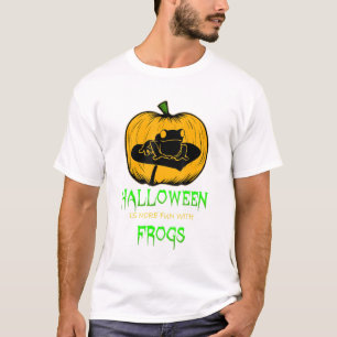 Camiseta Sapo Lily Passa Pumpkin No Halloween Jack O Lanter