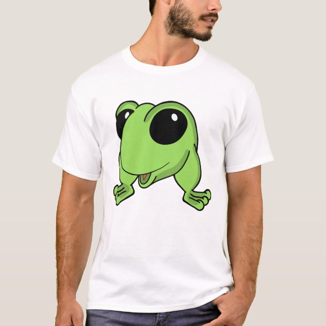 Camiseta Sapo Limão Desenho Animado Alegria (Frente)