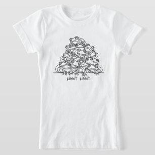 Camiseta Sapo Line Art Personalizado