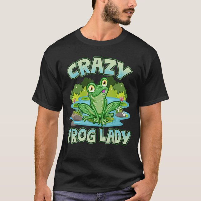 Camiseta Sapo louca Lady Lover Gift (Frente)