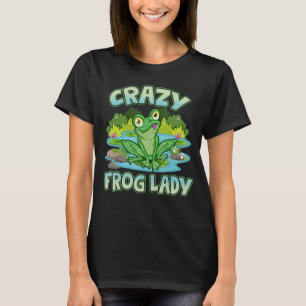 Camiseta Sapo louca Lady Lover Gift 1
