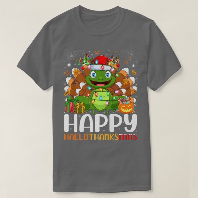 Camiseta Sapo Lover Halloween Natal Feliz Hallothanksma (Frente do Design)