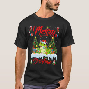 Camiseta Sapo Lover Xmas Iluminação Santa Sapo Natal