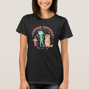 Camiseta Sapo, Macaco E Amigos De Gato De Animais Cujos Ani