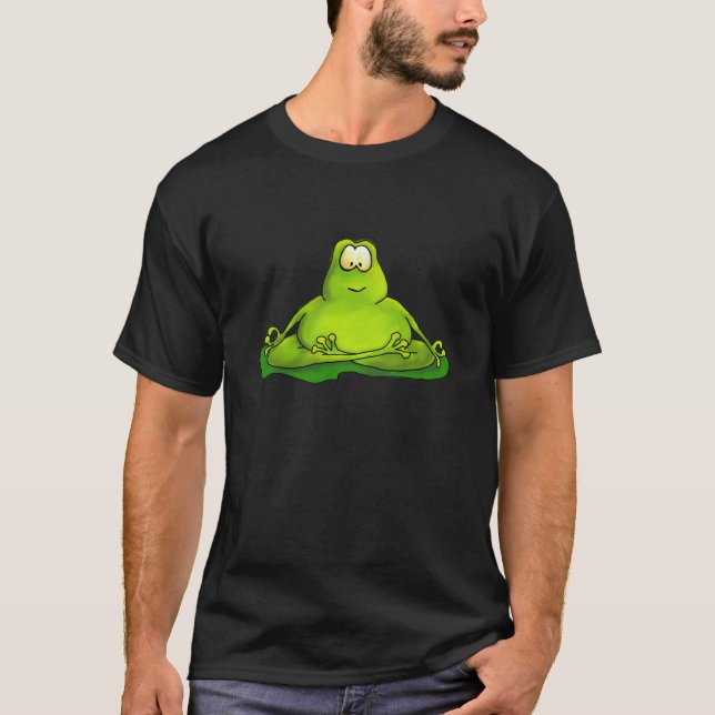 Camiseta Sapo meditating gordo (Frente)