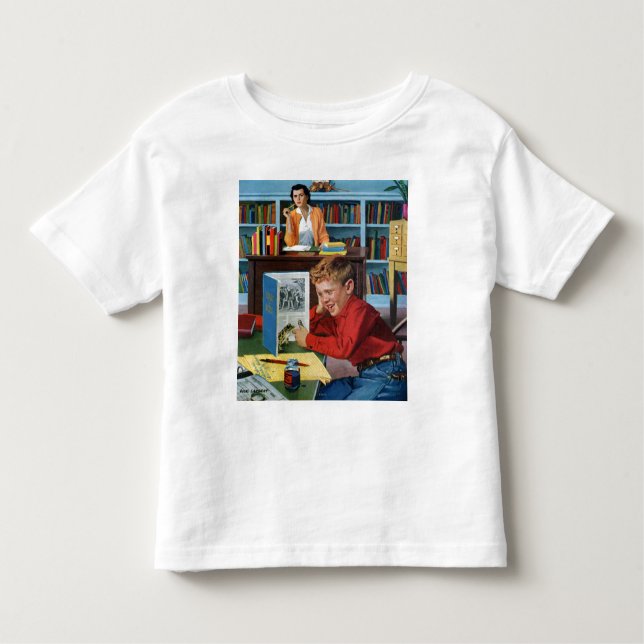 Camiseta Sapo na Biblioteca (Frente)