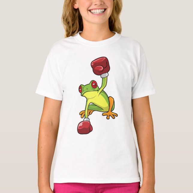 Camiseta Sapo na caixa com luvas in a box (Frente)