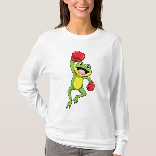 Camiseta Sapo na caixa com luvas in a box (Frente)