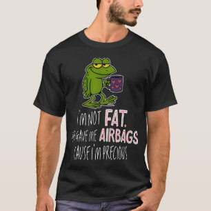 Camiseta Sapo NÃO Sou Gordo Deus Me Deu Airbags Porque Sou