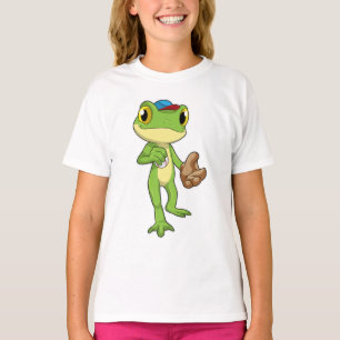 Camiseta Sapo no Baseball com luva de beisebol